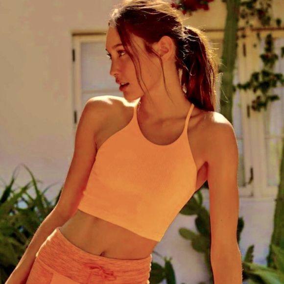 Free People Tops - NWT Free People Movement Happiness Runs Crop Tank Top